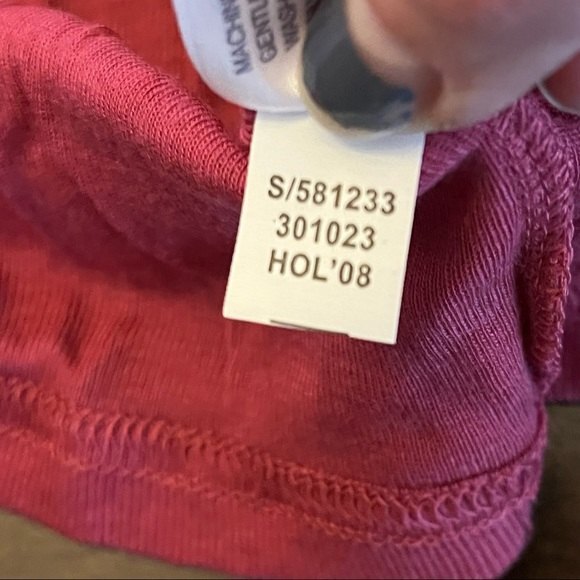 Gap Pink Wool Blend Puff Short Sleeve Turtleneck Blouse Small - Picture 6 of 6